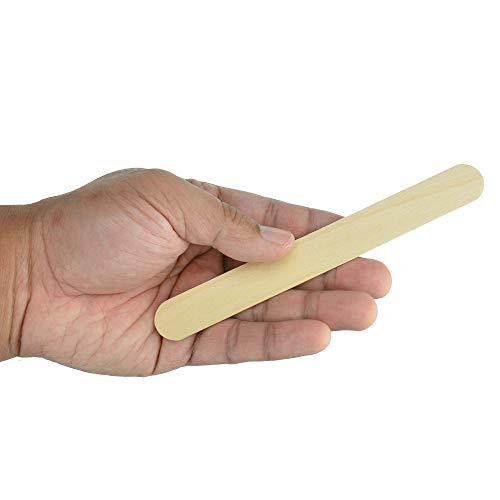 Dealmed 6” Senior Tongue Depressors 500 NonSterile Wood Tongue Depressor Sticks, Can Be Used