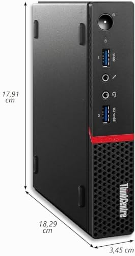 Lenovo ThinkCentre M700 Mini Desktop PC, Intel Core i5-6500, 8GB RAM, 256GB SSD, US Keyboard, WiFi, Bluetooth, Windows 11 Pro (Renewed)