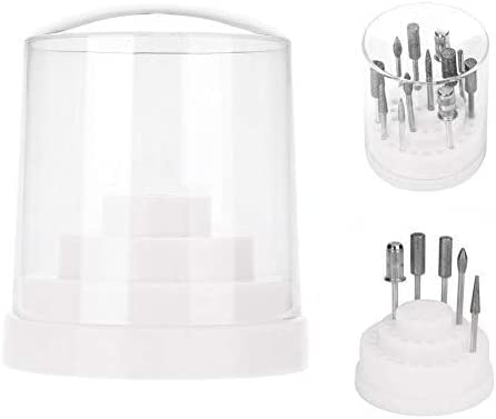 Nail Drill Case, 48 Slots, Power Tool AccessoriesDrill Bit SetsNail Drill Bit Case Holder Manicure Tool Organizer Display Stand[02]