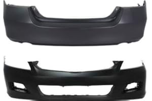 Garage-Pro Bumper Cover SET Compatible with 2006-2007 Honda Accord Sedan Front and Rear