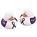Fun Express Purple Ribbon Rubber Ducks Party Favors - 12 Pieces