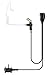 Single Wire Earpiece with Reinforced Cable for Motorola Vertex Radios VX-261 VX-231 VX-210 VX-264 VX-351 VX-354 VX-424 VX-451 VX-454 VX-459 EVX-261 EVX-531 EVX-534 EVX-539, Acoustic Tube Headset