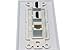 RiteAV - 2 HDMI and 1 Cat5e White Ethernet Port Wall Plate Decorative - White