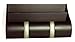 Umbra Cubby Wall-Mount Entryway Organizer with 2 Hooks, Espresso/Nickel