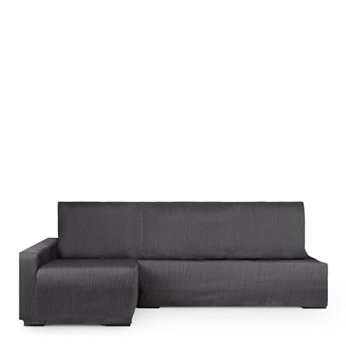 Eysa Luz Sofa Cover for Chaise Longue Bed Left Side Anthracite