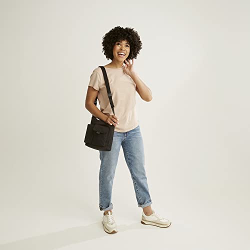 Vera Bradley Utility Bucket Crossbody Purse, Citrus PaisleyRecycled