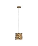 Uttermost 21839 Alita 1 Light Mini Pendant in Champagne