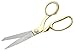 Szco Supplies Professional Heavy-Duty Fabric Scissors for Tailoring with Gold Finished Handle