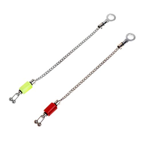 Abcidubxc Bissanzeiger, Angeln Swinger Edelstahl Schlinge Kette Bissanzeiger Karpfenalarm Hängesensor Tackle Outdoor… – Bild 7