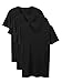 DAVID ARCHY Men's Undershirts Micro Modal Ultra Soft T-Shirts Stretch Moisture-Wicking V-Neck Tees for Men, 3-Pack (M, Black)