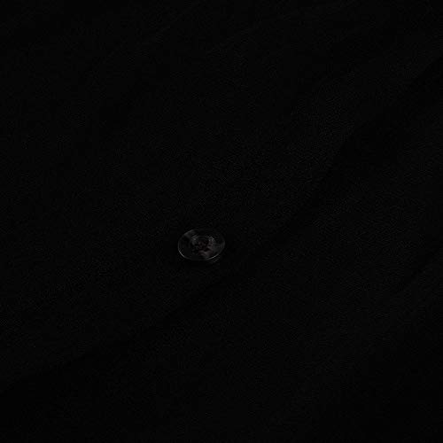 image for Fshinging Women Short Coat Cardigan Solid Button Down 3/4 Sleeve Cropp