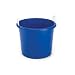 Homz Rope Handle Tub, 17 Gallon, Blue, Set of 8