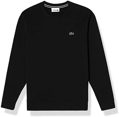 lacoste basic crew neck sweatshirt