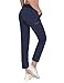 Little Donkey Andy Women's Stretch Quick Dry Ankle Pants with Drawstring for Travel Training Running Jogging Active Sport Hiking