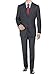 Bianco B Men's Suit Two Button Jacket 2 Piece Plaid Modern Fit Suits