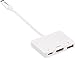 Amazon Basics USB 3.1 Type-C HDMI Multiport Adapter, White
