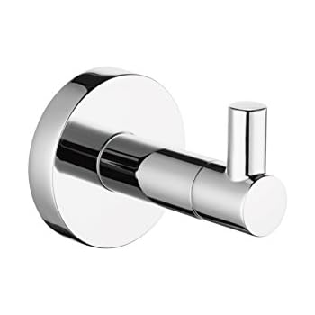 Paladinz Chrome Stainless Steel Towel Hook Robe Hook Coat Hook Single Hook for Bathroom and Kitchen Garage Heavy Duty Modern Style Wall Mounted 20 Years Warranty