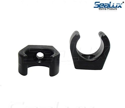 SeaLux Marine 1 C-Shape Boat Ladder Stowing/Boat Hook Storage Clips