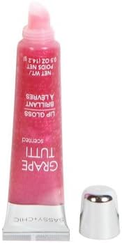 Grape Tutti Scented Moisturizing Lip Gloss, With Beeswax & Vitamins C & E, 0.5 Oz
