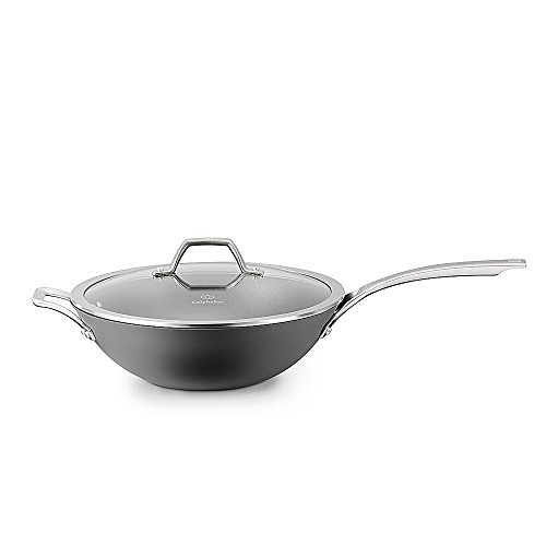 Calphalon 1948242 Signature Stainless Steel Flat Bottom Wok, 12", Silver 3 Calphalon 1948242 Signature Stainless Steel Flat Bottom Wok, 12", Silver - Image 4