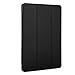 IVSO New iPad 2017 iPad 9.7 inch Case - Ultra Slim Smart Case with Semi-transparent PC Frosted Rubber Back Cover Auto Sleep/Wake Function for Apple iPad 9.7 inch 2017 Tablet(Black)