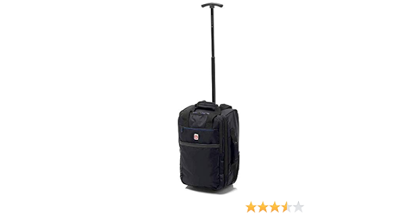 Gladiator Bolso RYANAIR Mochila con Ruedas Tiempo Libre y Sportwear,  Adultos Unisex, Negro (Negro), Talla Única : Amazon.es: Equipaje