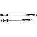 Sunrise Bike Quick Release Steel Black Skewers for Road Bike