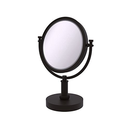Allied Brass DM-4T/5X-ORB 8 Inch Vanity Top Make-Up Mirror 5X Magnification, Oi…