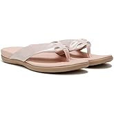 Vionic Women's Tide Melo Toe-Post Sandal- Supportive Flip Flop Slides That Includes an Orthotic Insole and Cushioned Outsole for Arch Support, Medium Width, Sizes 5-12