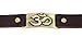 1000K' ways Designs Om Leather Bracelet, Adjustable