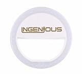 Ingenious Selfie Ring Light for iPhone 6 plus/6s/6/5s/5/4s/4/Samsung Galaxy S6 Edge/S6/S5/S4/S3, Galaxy Note 5/4/3/2, Sony Xperia, Motorola Droid and Other Smart Phones (WHITE 2)