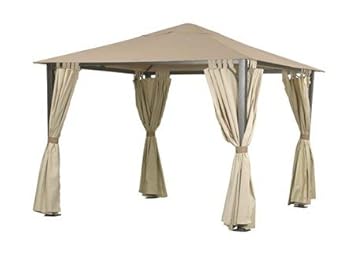Replacement Curtain Set For Camelot Full Steel Permanent Gazebo