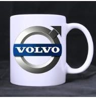 LaHuo Famous Swedish Car Brand Volvo Logo For Cans Custom Design White Mug Coffee Tea Cup 11 OZ