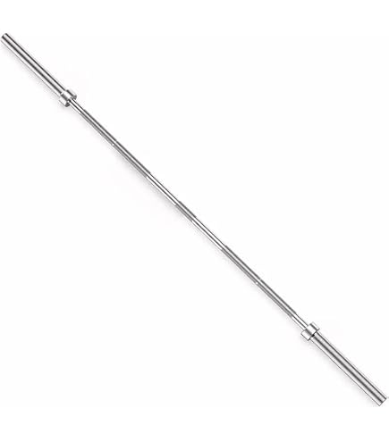 Curl Bar With Weights CAP Barbell 72-Inch Solid Threaded Standard ...
