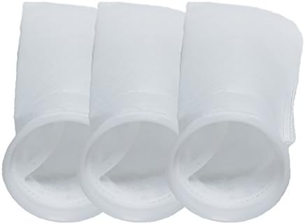 DaysFive 4 Inch Ring Felt Filter Socks 200 Micron 3-Pack