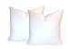 Pillowflex Synthetic Down Alternative Pillow Inserts for Shams - Comfy Pillows for Sleeping, Perfect Pillow & Best Sleeping Pillows, Handmade Down Alternative Throw Pillow Inserts - (17x17 Set of 2)