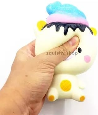 StMelody Newest Slow Rising Jumbo Silly Squishes, Kawaii Animals and Multicolored Universe Color Design for Kids and Adults