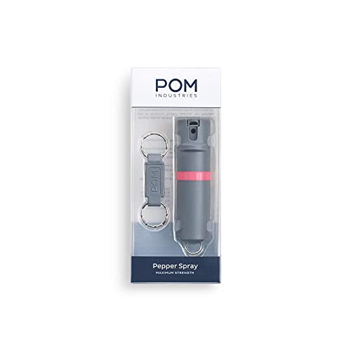 POM 6Pack Pepper Spray Flip Top Keychain Maximum Strength OC Spray