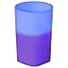 2oz Color Changing Mood Plastic Shot Glass, Unique square bottom, BPA FREE and reusable, round top design and 1 oz, Set of 12, Assorted Colors - MADE IN USA