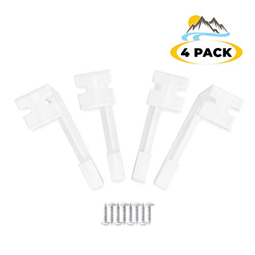 Camp'N RV Curtain Holder - RV Side Curtain Hold Down Clip/RV Curtain Retainer/RV Curtain Holdback-OEM (4 Pack)