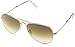 Ray-Ban AVIATOR FOLDING - ARISTA Frame CRYSTAL BROWN GRADIENT Lenses 58mm Non-Polarized