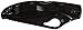 Spyderco Byrd Meadowlark 2 Folding Knife - Black Steel Handle, CombinationEdge, Full-Flat Grind, 8Cr13MoV Steel Black Blade and Back Lock - BY04BKPS2