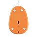 Cute Animal Rabbit Shape USB Wired Corded Mouse Mini Small Hands Optical Mice Travel Mouse for Desktop PC Laptop Computer,1200DPI 3 Buttons with 3.6 Feet Cord (Orange)