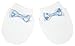 Lilax Baby Boy Crown Jewels Layette 3 Piece Gift Set 0-3 Months Blue