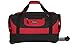Travelers Club Adventure Multi-Pocket Rolling Sports Duffel Bag, Red, 20 Inch 46.2L