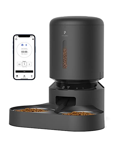 PETLIBRO WiFi Automatic Pet Feeder For 2 Cats Or Dogs - 5L Tank, App Control, Stainless Bowls