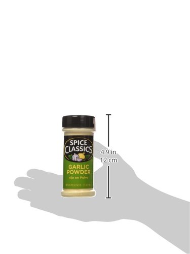 Spice Classics Shaker Garlic Powder, 2.5 oz (Pack of 12)