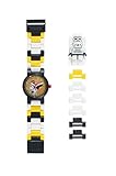 Lego Star Wars 8020424 Stormtrooper Minifigure Link Watch | Black/White | Plastic | 25mm case Diameter | Analog Quartz | boy Girl | Official
