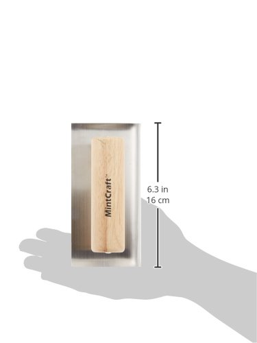 MINTCRAFT 16921 Stainless Steel Curved End Edger, 6 by 3-Inch