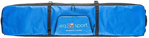 EQ Sport Fully Padded Travel Snowboard Bag with Wheels | Waterproof, 600D Oxford Fabric Snowboard Wheel Bag for Flying